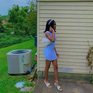 WORN ONCE! White mini dress